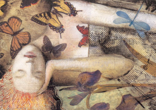 Greg Spalenka - Woman with butterflies